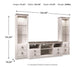Willowton - Entertainment Center With Fireplace Option