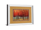Red Forest By Asia Jensen - Mirror Framed Print Wall Art - Red
