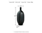 Rhaveney - Vase (Set of 3) - Small - Black