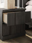 Shaehartin - Two Drawer Night Stand - Dark Brown