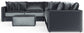 Remington - Modular Sofa And Cocktail Ottoman - Slate