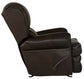 Roberto - Leather Rocker Recliner - Cocoa