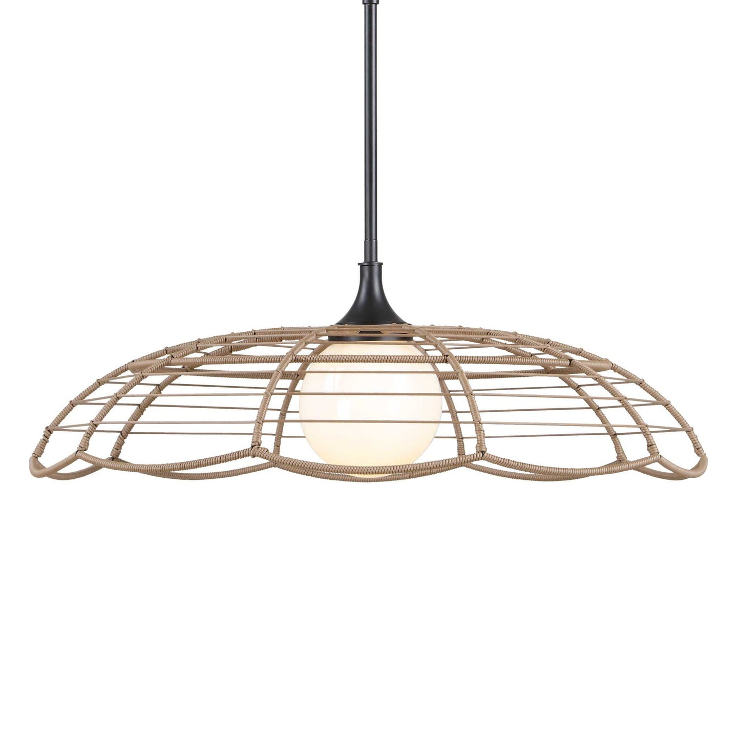Lakeside - Indoor-Outdoor 1 Light Pendant - Black