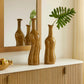 Sienna Flow - Indoor-Outdoor Bottle Vases (Set of 2) - Brown