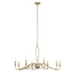 Corella - 8 Light Chandelier - Gold