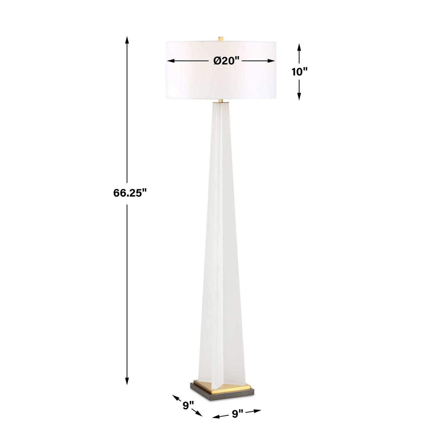 Rosin - Floor Lamp - White