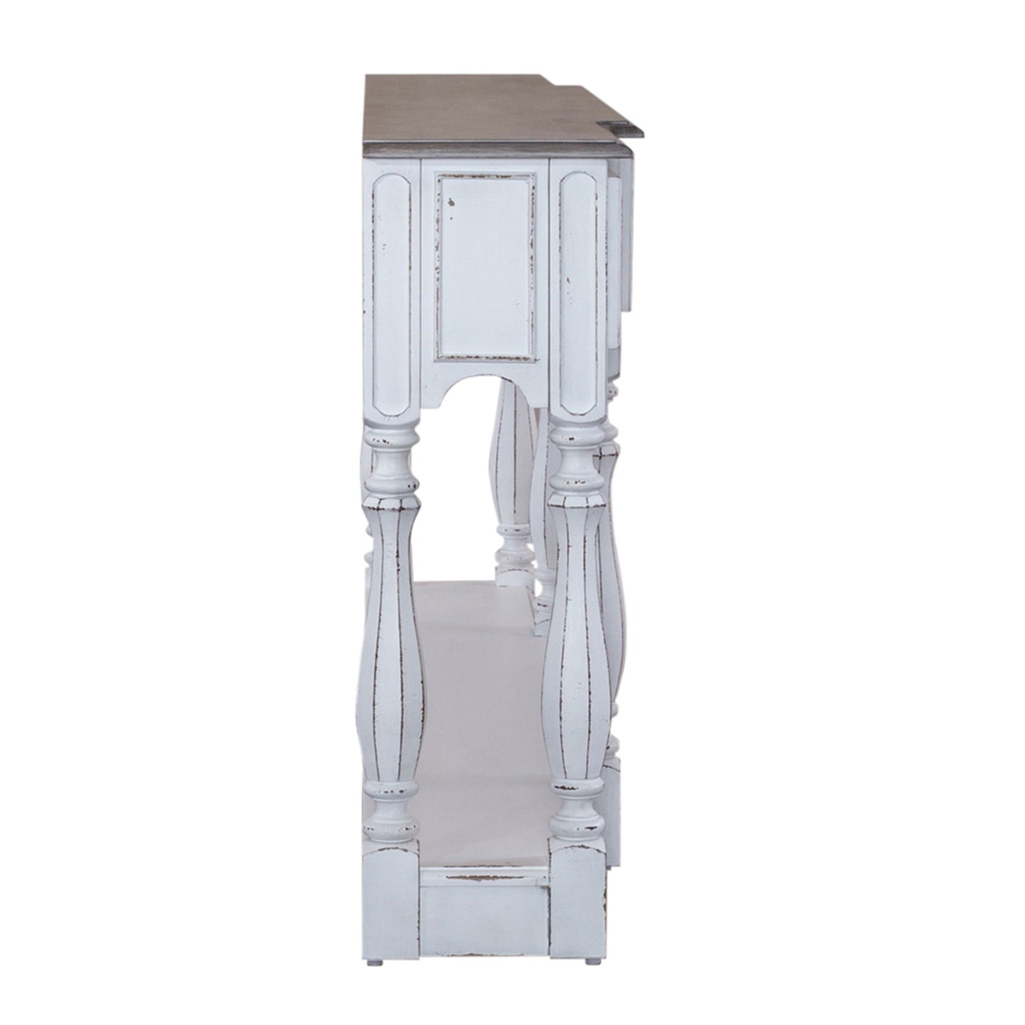 Magnolia Manor - 3 Drawer Hall Console Table - White