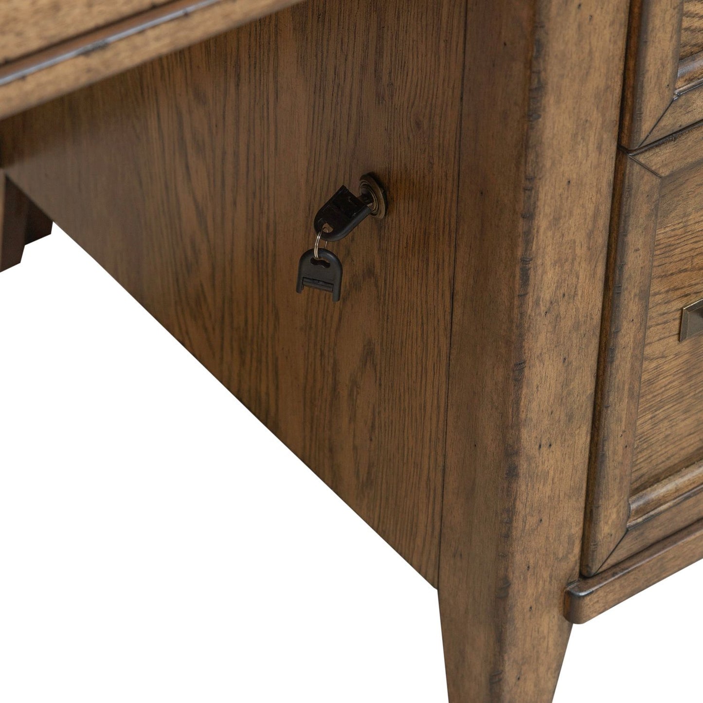 Carolina Park - Jr Executive Credenza - Brown