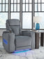 Studio Cave - Power Recliner - Steel
