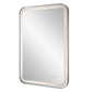 Crofton - Lighted Nickel Vanity Mirror - Gray