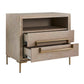 Alessia - Modern Side Table - Light Oak