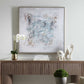 Find Me Here - Abstract Framed Canvas Art - Black / Blue / Brown / Gray / White