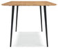 Gretlynn - Rectangular Dining Room Table - Black / Natural