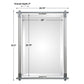 Adara - Vanity Mirror - Pearl Silver