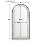 Marlowe - Antique Arch Mirror - Black
