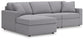 Modmax - L-Shaped Sectional - Granite