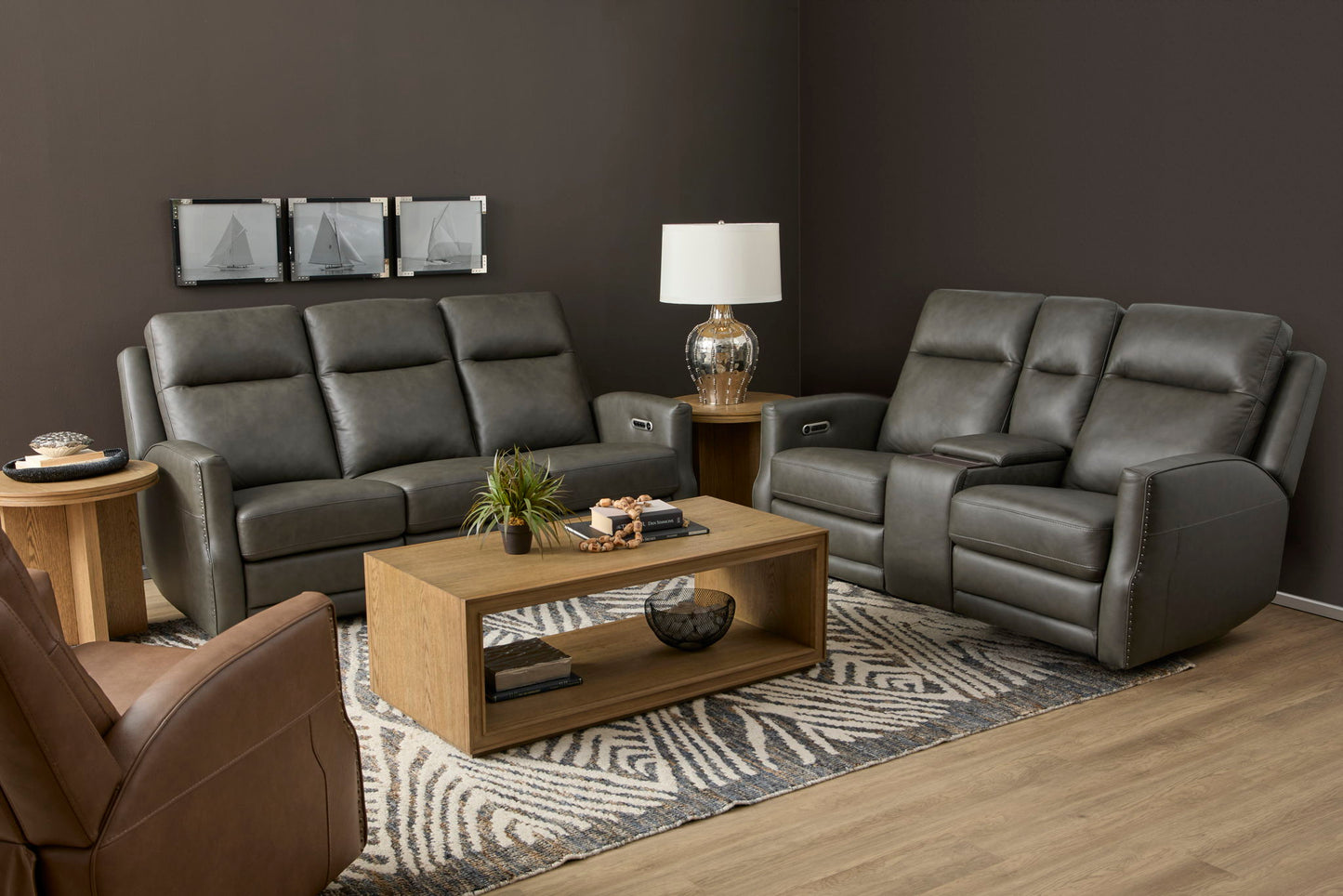 Maxwell - Power Reclining Sofa With Power Headrests And Lumbar