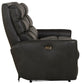 Bosa - Leather Power Reclining Sofa - Charcoal