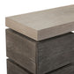 Piedmont - 84'' TV Console - Charcoal / Ash