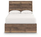 Chirason - 3 Pc. - Full Panel Storage Bed, Dresser And Mirror - Brown