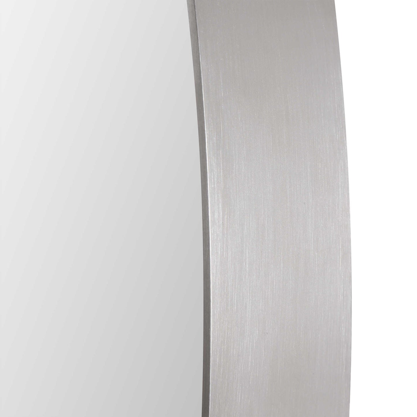 Pursley - Oval Mirror - Brushed Nickel