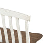 Al Fresco - Slat Back Bench (RTA) - White