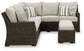 Brook Ranch - Sofa Sectional, Bench With Cushion (Set of 3) - Brown
