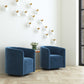 Mallorie - Swivel Chair - Blue
