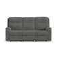Penn - Fabric Power Reclining Sofa With Power Headrests & Lumbar