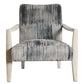 Watercolor - Chenille Accent Chair - Gray