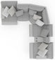 Abraxas - 6 Piece Reclining Sectional