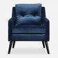 O'Brien - Velvet Armchair - Blue