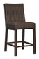 Paradise Trail - Barstool (Set of 2) - Medium Brown