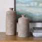 Terrene - Clay Vases (Set of 2) - Brown
