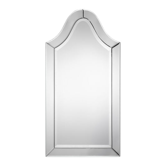 Frameless Arch Designed Mirror - Silver