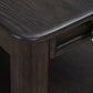 Wallace - Chair Side Table - Brown