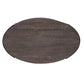 Modern View - Oval Cocktail Table - Dark Gray
