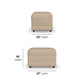 Aggie - Fabric Ottoman