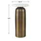 Reiss - Drink Table - Bronze / White