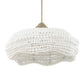 Biddeford - 5 Light Beaded Pendant - White