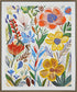 Petal Reverie II Hand-Embellished Canvas In Frame - Natural / Multicolor