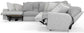 Abraxas - 6 Piece Reclining Sectional