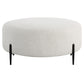 Arles - Large Plush Ottoman - White