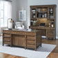 Carolina Park - 5 Piece Jr Executive Set - Amber Brown