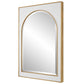 Crisanta - Gloss White Arch Mirror