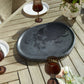 Stoneveil - Indoor-Outdoor Stone Tray - Gray