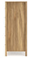 Bermacy - Five Drawer Chest - Light Brown