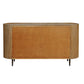 Reese - Pleated 2 Door Cabinet - Woodtone