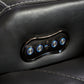 Caveman Den - Power Reclining Sofa With Adj Headrest - Midnight