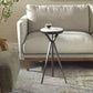 Tilton - Marble Accent Table - Black / White